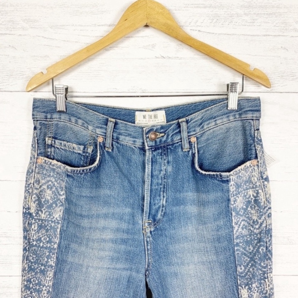 Free People • NWT Side Stripe Boyfriend Jeans 27 - Picture 3 of 8